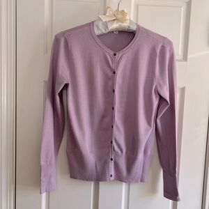 Merona Lilac Women's M vintage cardigan. Pre-owned excellent condition